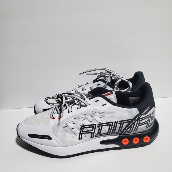 Men's Adidas Originals LA Trainer III Running Shoes White/Black GZ2677 Size 11.5 - Picture 5 of 9